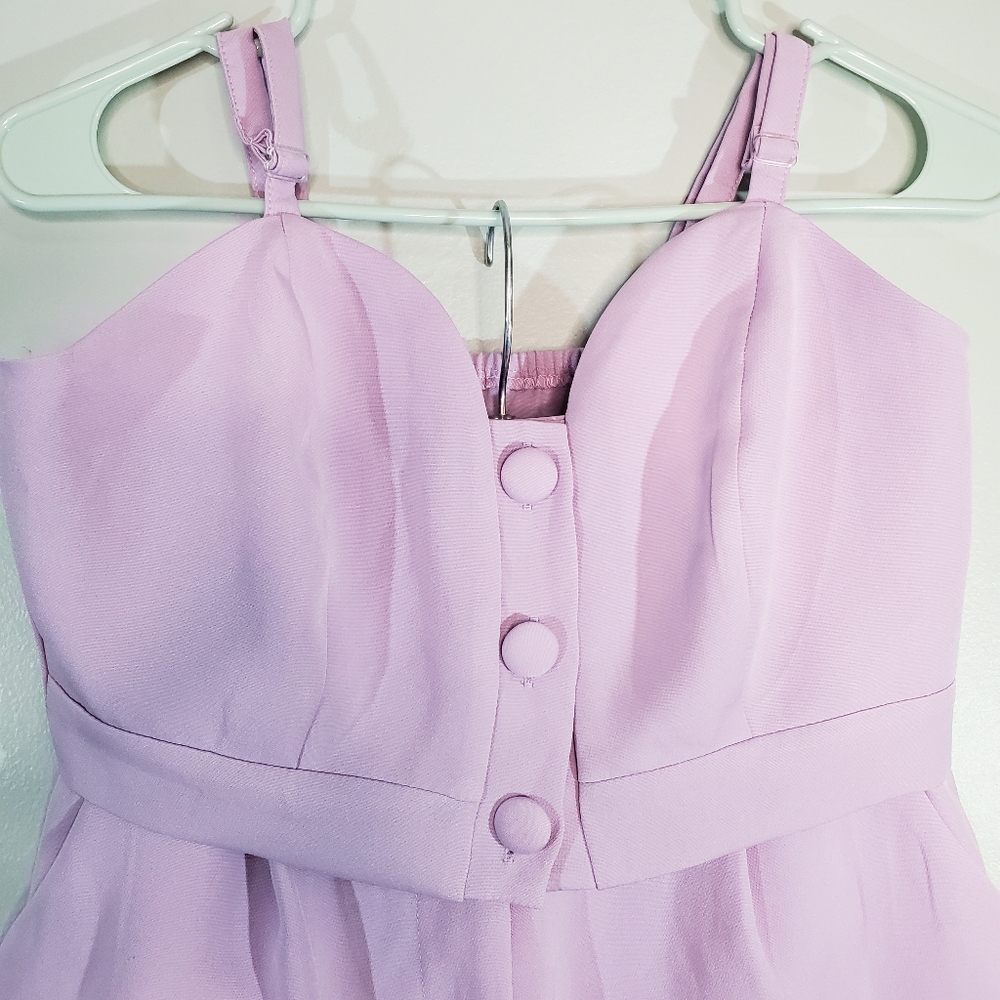 SHEIN Unity Covered Button Cami Top With Shorts Set Purple S - Picture 5 of 7